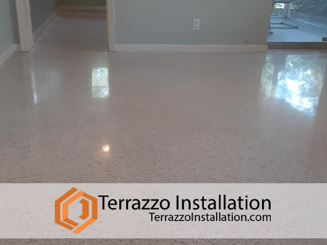 Terrazzo Flooring Install Service Fort Lauderdale