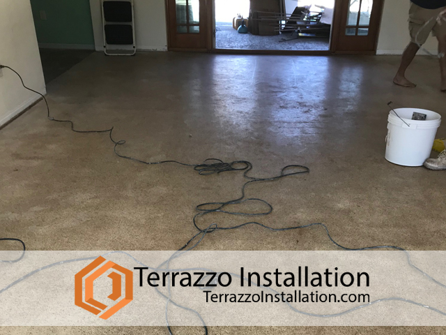 Terrazzo Tile Repair Process Fort Lauderdale
