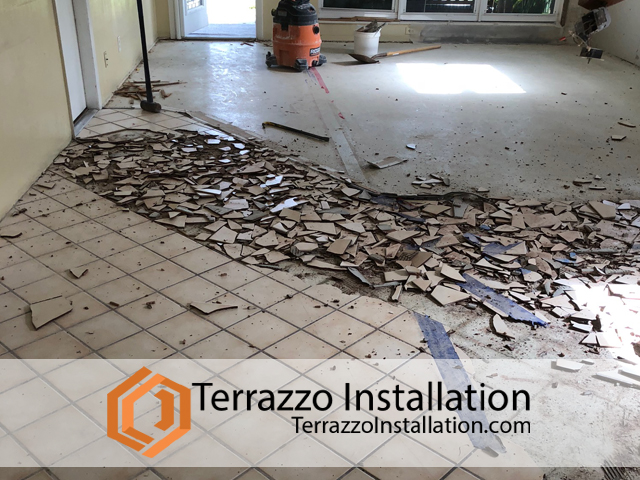 Damage Tiles Removal Process Fort Lauderdale