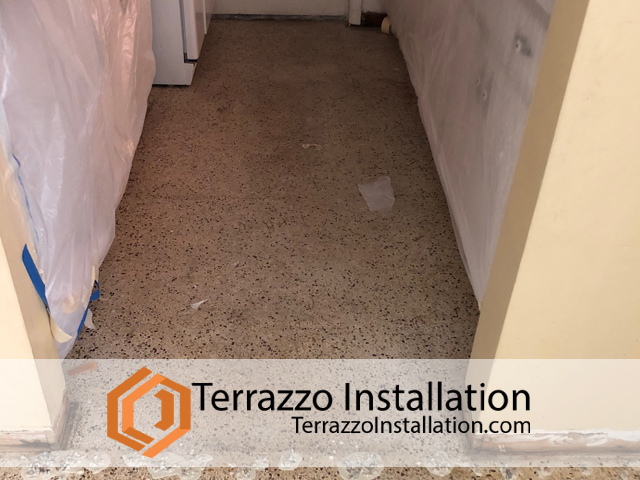 Terrazzo Floor Restoring Process Fort Lauderdale