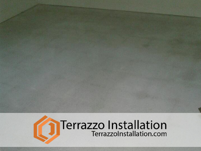Terrazzo Floor Installation Before Fort Lauderdale